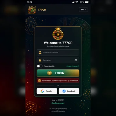 777QR Real Money Game Login