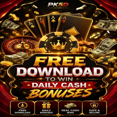 PK5D Free Download to Win Daily Cash Bonuses