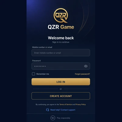QZR Game Login