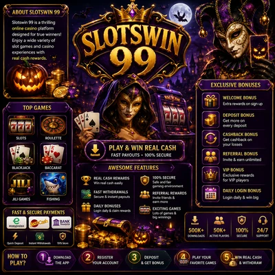 Slotswin 99
Play and Win Real cash