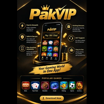 PakVIP Download 
Popular games with real money earnings